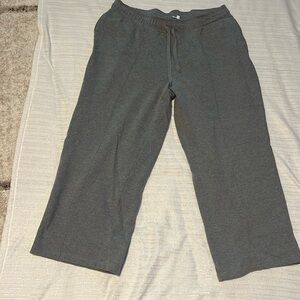Women’s plus wide leg sweat pants